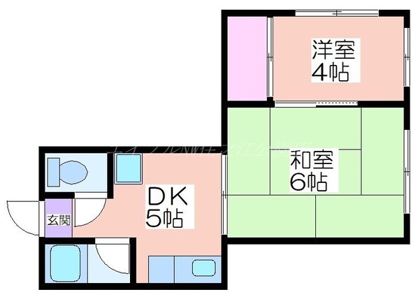 プレスト東加賀屋の物件間取画像